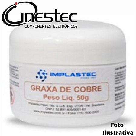 GRAXA DE COBRE - 50g - POTE IMPLASTEC
