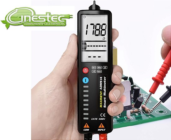 MULTIMETRO DE TENSAO COM DETECTOR INTELIGENTE DUAL MODE  MAXRIENY ADMS1Q
