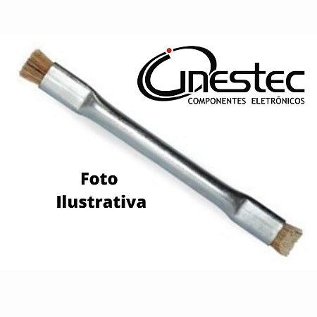 PINCEL METALICO ANTI-ESTATICO DUPLA PONTA