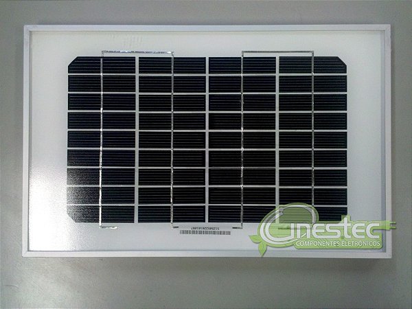PLACA  CELULA FOTOVOLTAICA  MODULO SOLAR SG-005W  338X215X18M