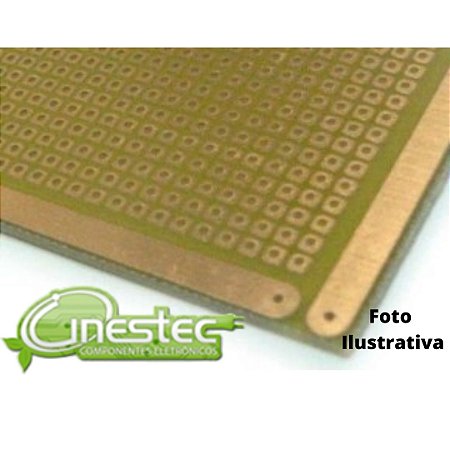 PLACA PADRAO ILHA DESLIGADA 10x10cm 1160 FUROS