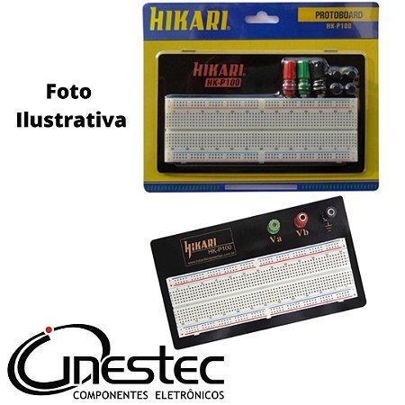 PROTOBOARD HK-P100 830 FUROS COM 3 BORNES