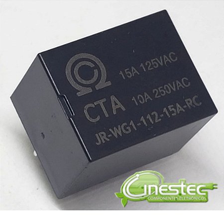 RELE 12V-15A 5T - JR-WG5-112-15A