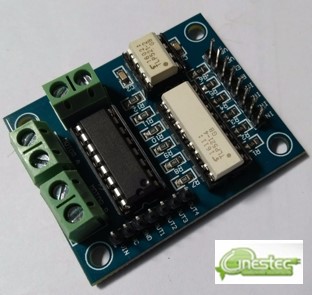 SHIELD DRIVE PARA MOTOR COM L293D  4 CANAIS  24V PDIP16