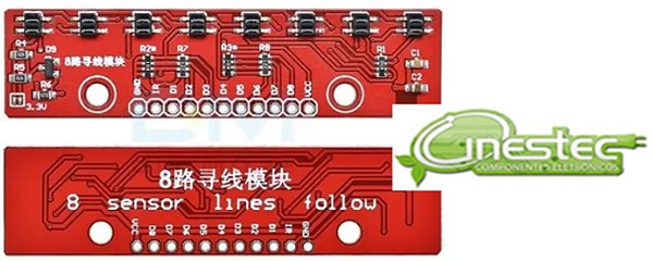 SHIELD MODULO SENSOR SEGUIDOR DE LINHA 8 CANAIS