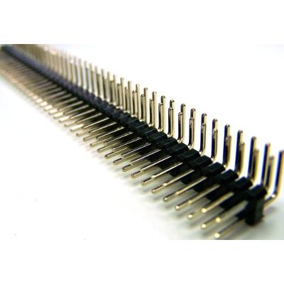 BARRA 40 PINOS  TERMINAIS DUPLA 90 graus  2X40X 11,2mm
