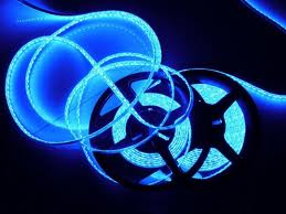 FITA DE LED / STRIP LED 3528 AZUL IP65 ROLO DE 5m (300 LEDS) - 12V