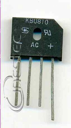 PONTE RETIFICADORA 8A / 1000V - KBU810