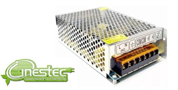 FONTE CHAVEADA METALICA DUPLA SAIDA  48V X 5A - 240W