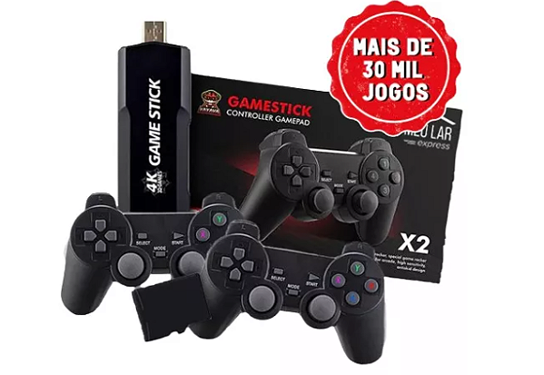 Vídeo Game Stick GD10 Retrô Ultra 4K 128GB + 2 Controles Sem Fio