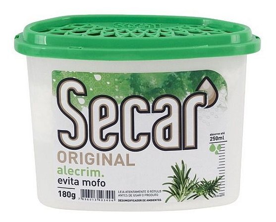 Desumidificador Antimofo Guarda-roupa Alecrim - Secar - 180g