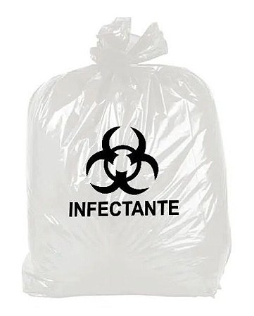 Saco De Lixo Hospitalar Resíduo Infectante 100l - 100unid