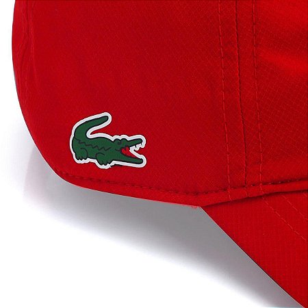 Boné Lacoste Sport Vermelho - Prime Gringos