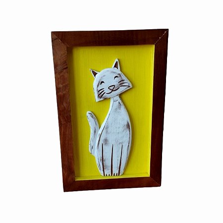 Quadro Gato Charmoso