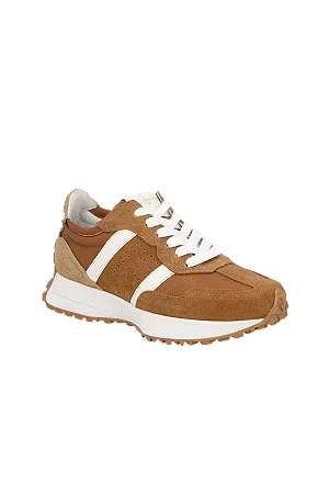 Tênis Sport Casual/ Couro & Camurça/ Whisky Caramelo/ Luiza Barcelos