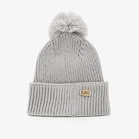 Gorro em Lã/ Preto e Cinza Alasca/ Jorge Bischoff