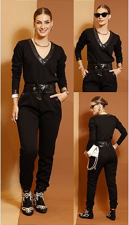 Conjunto Antonela/ Preto/ Robe Noire