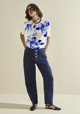 Camiseta Ajustada Decote Careca/ Manga Curta Padrão/ Morena Rosa