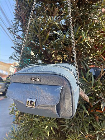Bolsa/ Azul Céu e Preto/ Orcade