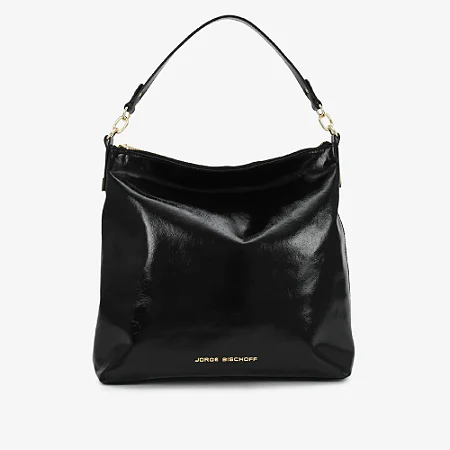 Bolsa Hobo Grande/ Couro Crinkle/ Jorge Bischoff