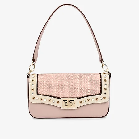 Bolsa Carry On Bag Baguete/ Couro Floter Fresh/ Rosê/ Jorge Bischoff