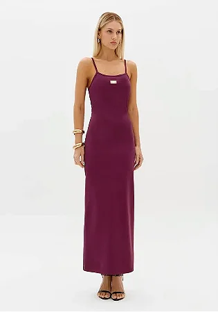 Vestido Super Midi De Alças/ Lança Perfume