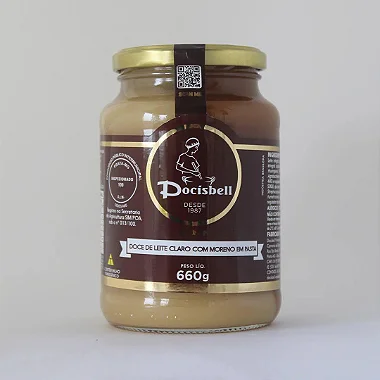 Doce de Leite Claro com Moreno em Pasta
