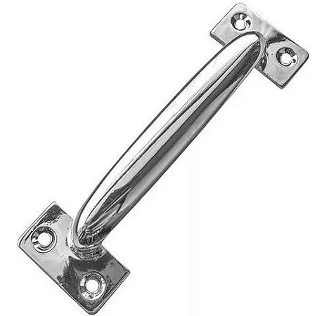 Puxador De Metal Cromado Porta De Correr Madeira Mdf