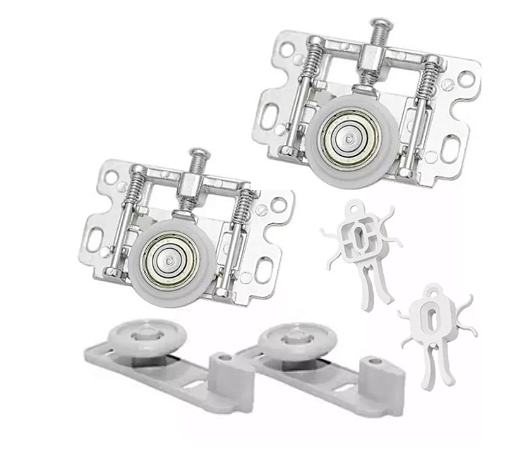 kit roldanas para porta de móveis  de correr