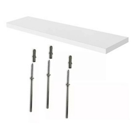 Prateleira Mdf 120x15 Suporte Invisível - Decoração