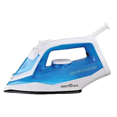 Ferro de Passar Roupa a Vapor e a Seco Britânia BFV202AZ Branco e Azul 127v
