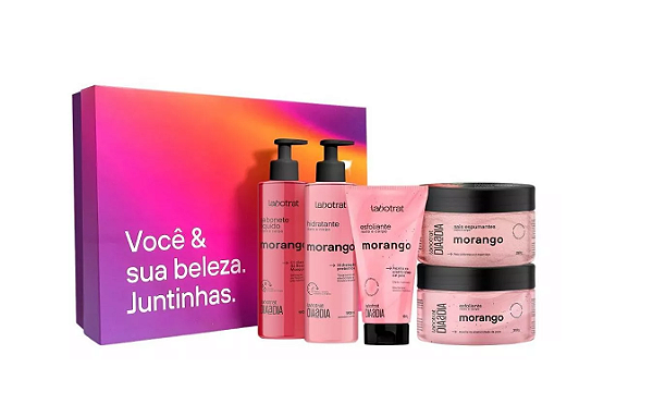 Kit Experiência de Banho Morango