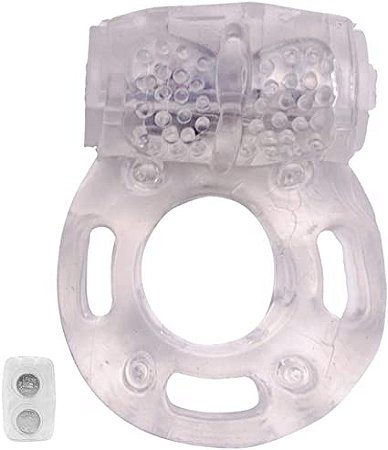 Anel Peniano com Estimuladro Clitoriano e Vibro - Sexy Import