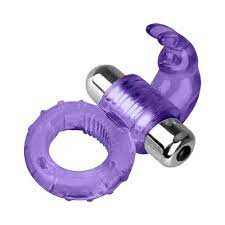 Anel Peniano com 7 Vibrações Estimulador Formato de Coelho Miss Collection - Vip Mix