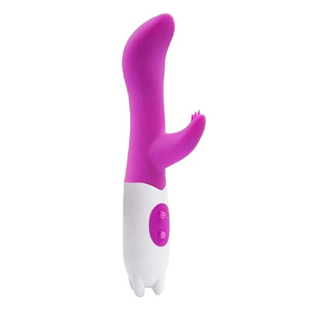 Vibrador G-Spot Dual Stick Soft Touch em Silicone com Estimulador à Prova d’Água e 10 Velocidades – Acessório Íntimo | Vip Mix