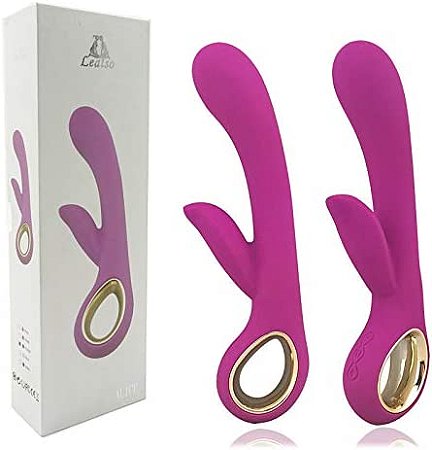 Vibrador Alice Luxuoso Com Estimulação Dupla Recarregável com 10 Vibrações À Prova D’água - Vip Mix