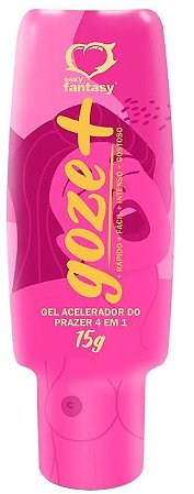 Gel Goze + Acelerador Do Prazer 4 Em 1 - 15g - Sexy Fantasy