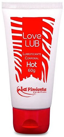 Love Lube Hot Lubrificante Corporal 60g – Cosmético Íntimo | La Pimienta