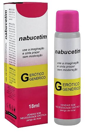 Nabucetim Gel Beijável Morango 18ml – Cosmético Íntimo | Secret Love