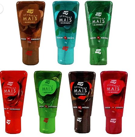 Gel Comestível Scurrega Mais 15g – Cosmético Íntimo Beijável | Pepper Blend