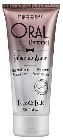 Oral Gourmet Gel Beijável que Esquenta Doce de Leite 45g – Cosmético Íntimo | Pessini