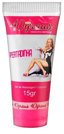 Apertadinha de Morango Gel Adstringente 15g – Massagem Corporal | 40 Graus