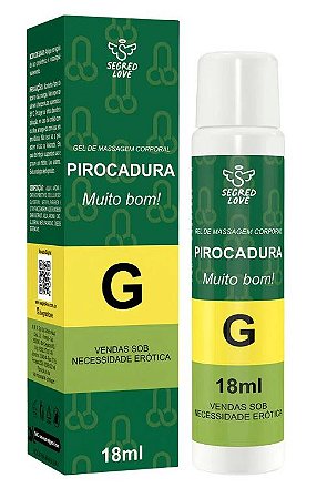 Pirocadura Retardante Masculino 18ml – Cosmético Íntimo | Secret Love