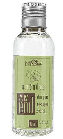 Óleo para Massagem Sensual de Amêndoa 120ml – Cosmético Corporal | Hot Flowers