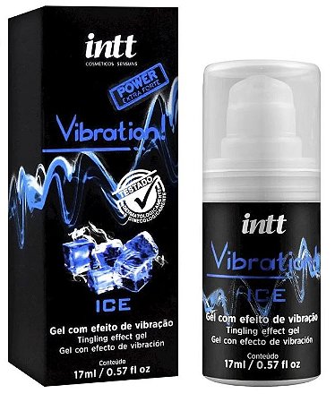 Vibration Gel Excitante que Vibra Power Extra Forte Sabor Ice 17ml – Cosmético Íntimo | Intt