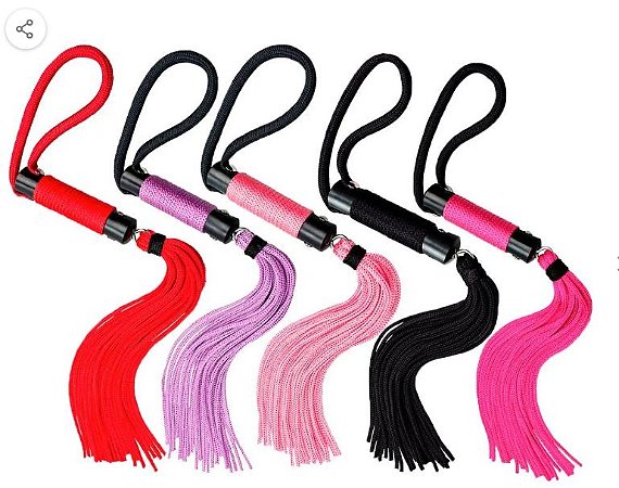 Chicote com 20 Tiras de Corda – Acessório Erótico | La Pimienta