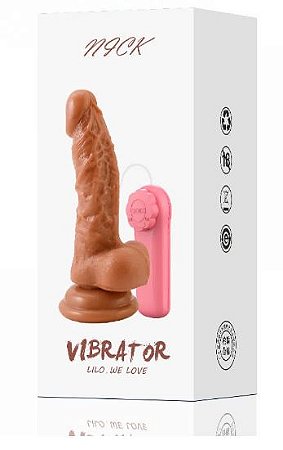 Nick Prótesa Realística com Vibração Multivelocidade – Acessório Íntimo | Vip Mix