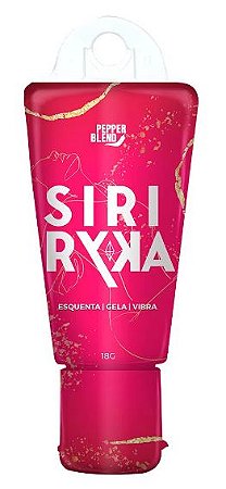 Gel Comestível Siri Ryka Esquenta, Esfria e Vibra 18g – Cosmético Íntimo | Pepper Blend