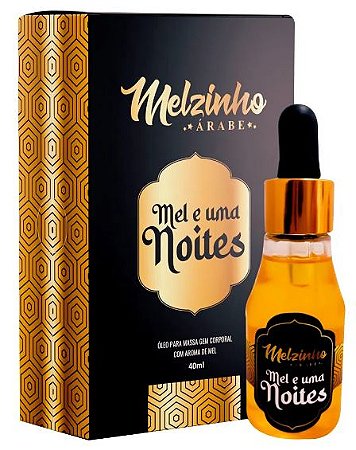 Melzinho Árabe Mel e Uma Noites Óleo para Massagem Corporal 40ml – Cosmético Íntimo | Chillies