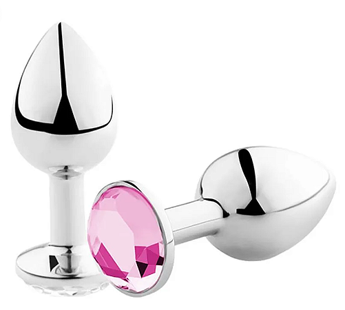 Plug Anal com Joia em Alumínio Pequeno – Acessório Íntimo | 3R Import